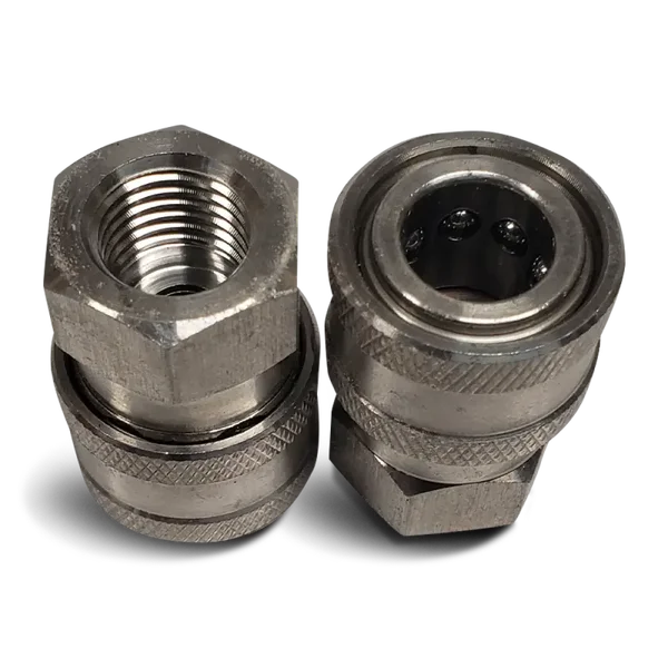 Quick-Connect Coupler Stainless Steel 1/4″ QRC – 1/4″ Female NPT