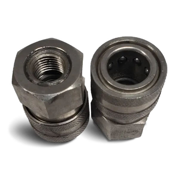Quick-Connect Coupler Stainless Steel 3/8″ QRC – 1/4″ Female NPT