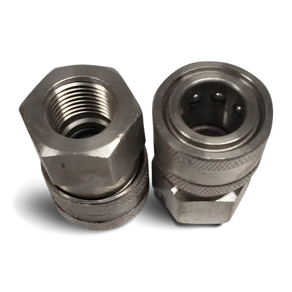Quick-Connect Coupler Stainless Steel 3/8″ QRC – 3/8″ Female NPT