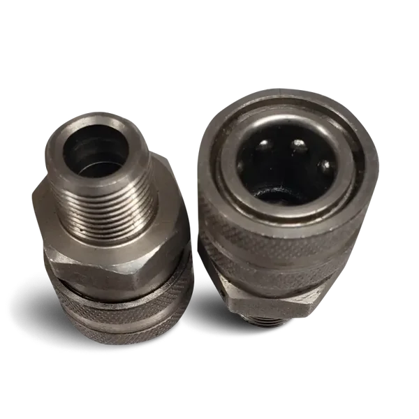 Quick-Connect Coupler Stainless Steel 3/8″ QRC – 3/8″ Male NPT