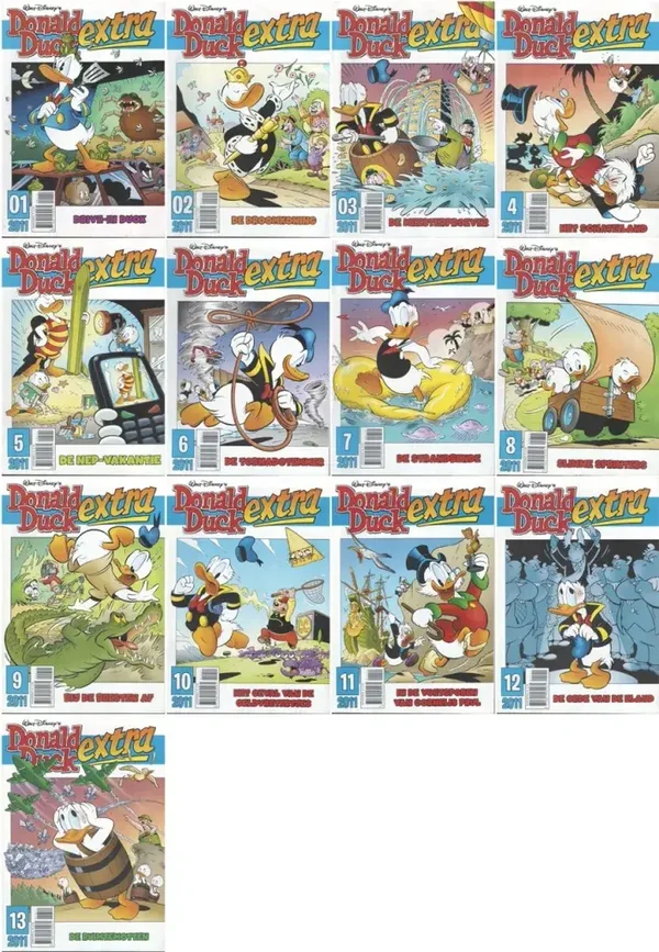 Complete jaargang Donald Duck Extra 2011