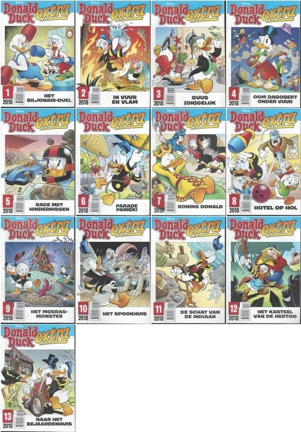 Complete jaargang Donald Duck Extra 2018