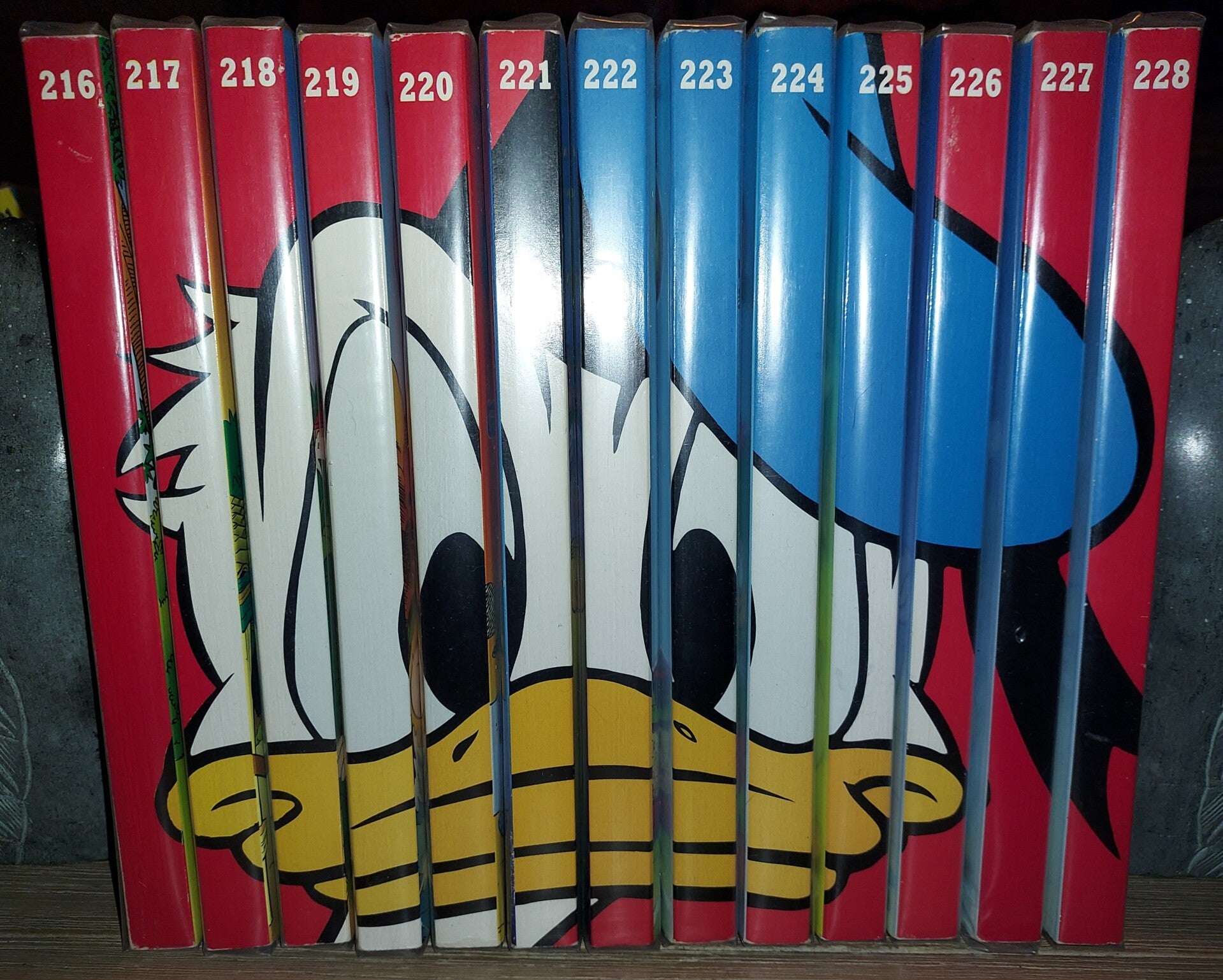 Lustige Taschenbücher – Serie 216 t/m 228 (1996)