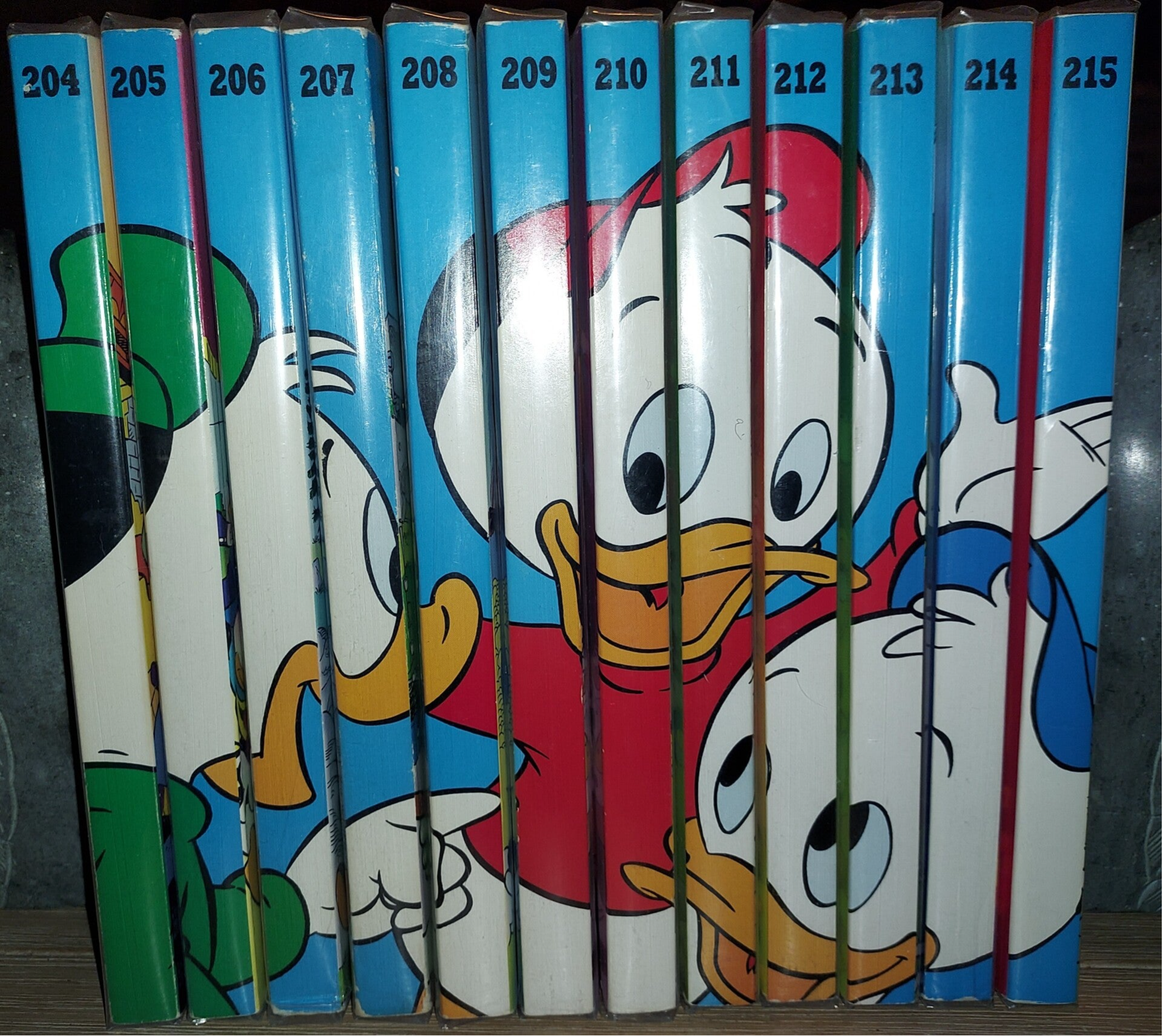 Lustige Taschenbücher – Serie 204 t/m 215 (1995)