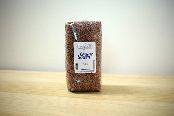 Bruine linzen