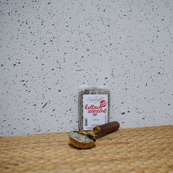 Keltisch zeezout fijn met pepermuntblad