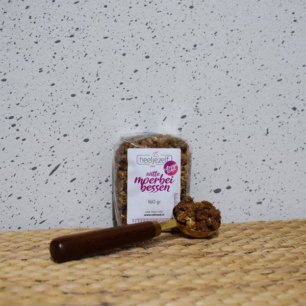 Moerbeibessen wit met citroenschil