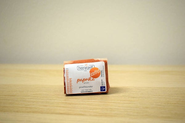 Proefmonster paprika gerookt