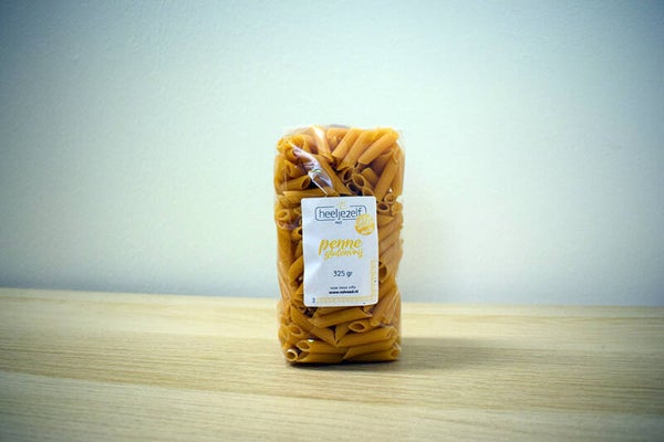 Kikkererwten/maïs penne