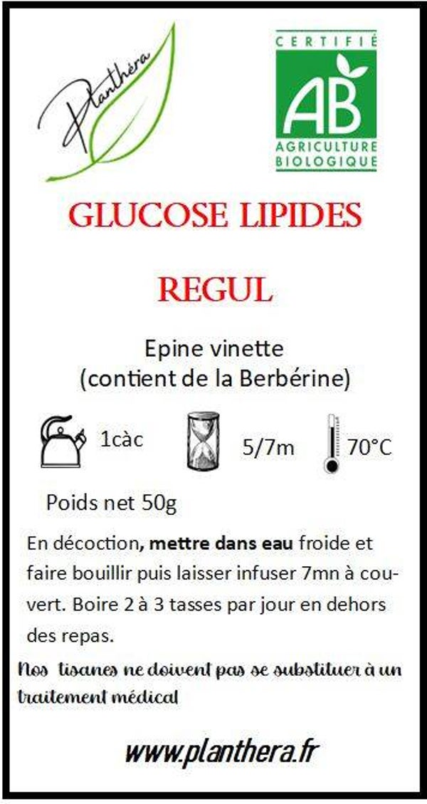 Glucose lipides régul 50g