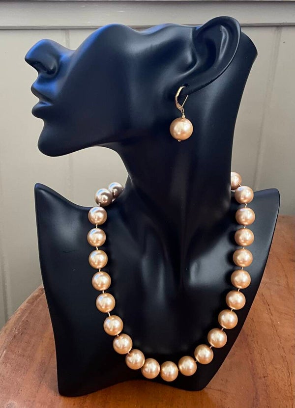 Shell Pearl 14mm Champagne