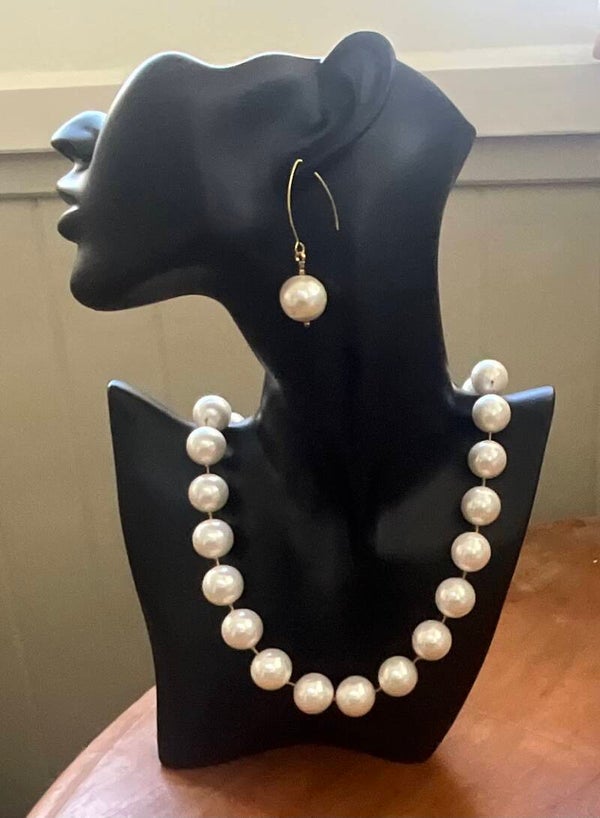 16mm Shell Pearl: White