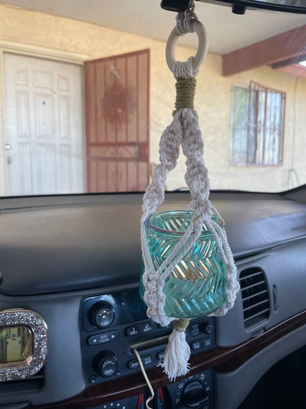 Macramé Car Wax Warmer