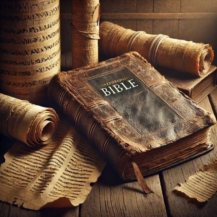Ancienne Bible ouverte