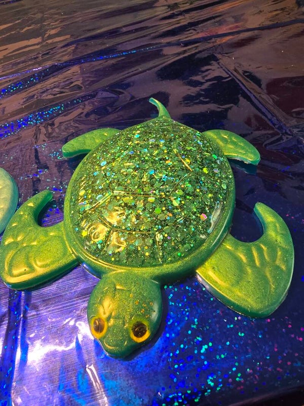 Large sea turtle