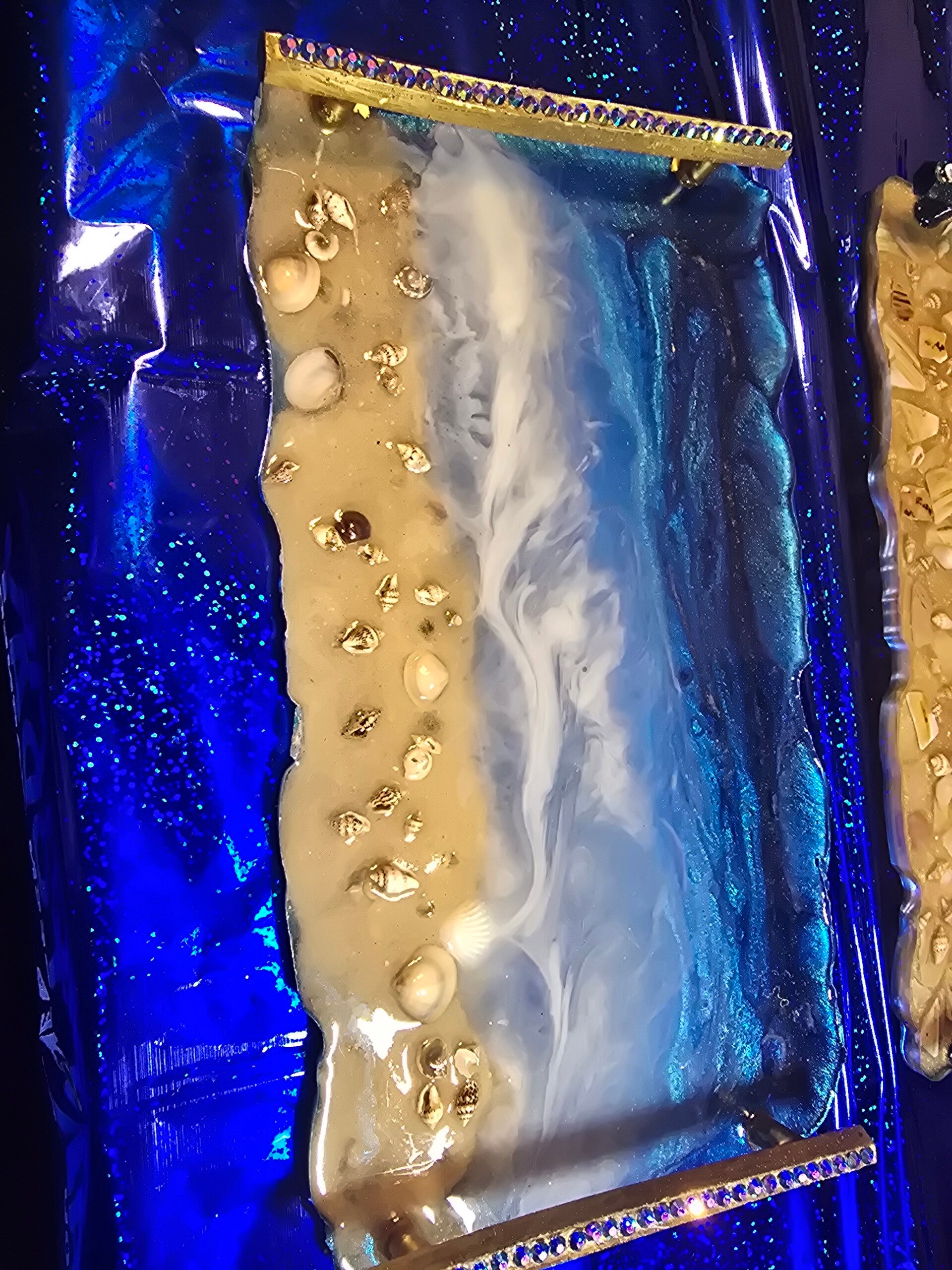 Large beach themed trays