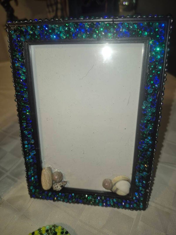Beautiful rhinestoned picture frames