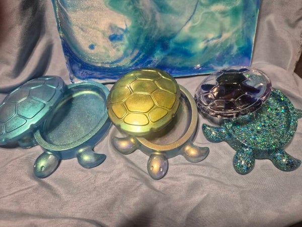 Small turtle trinket boxes