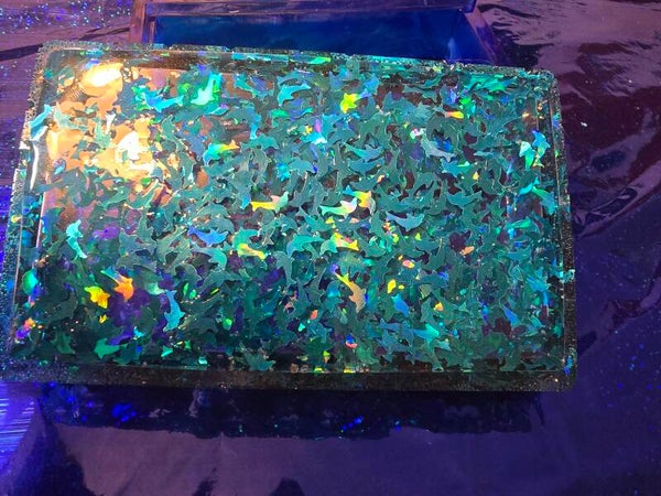 Resin storage boxes