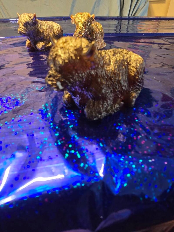 Highland cow figurines