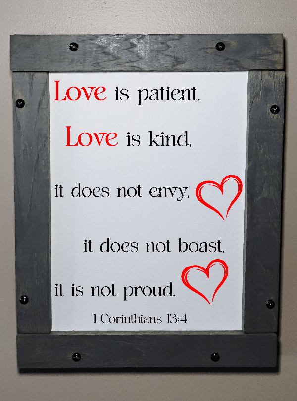 1 Corinthians 13:4
