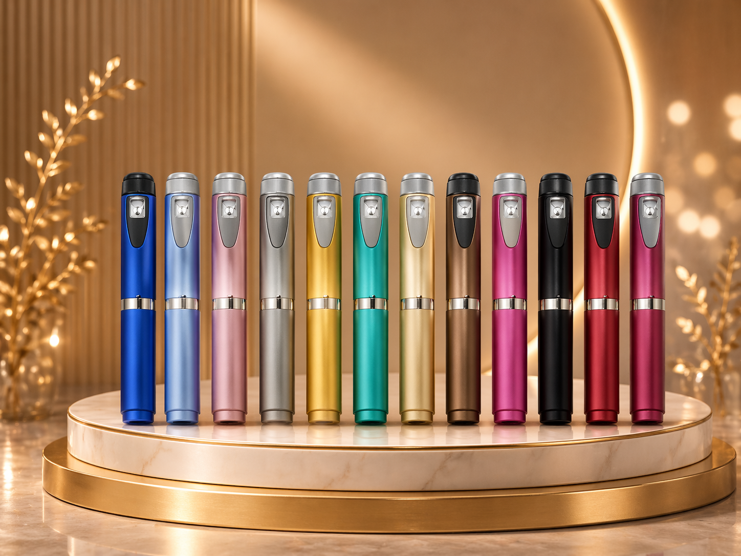 Tan injection pens