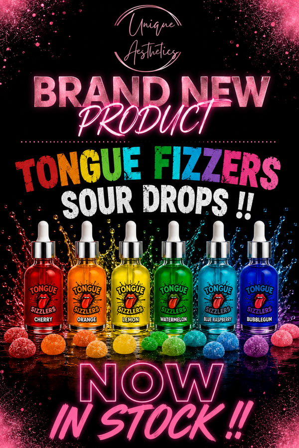 Sour tongue fizzer drops