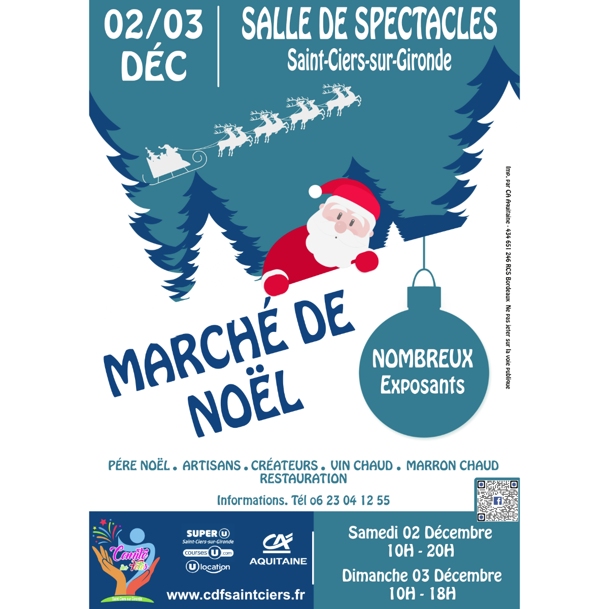 Marché de noël / Evénements à venir Comité des fêtes Saint Ciers sur
