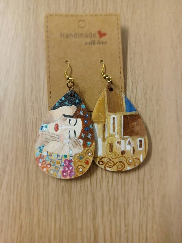Orecchini "Il "Bacio" di Klimt