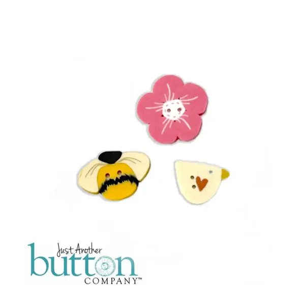Bee Happy Mini Button Pack