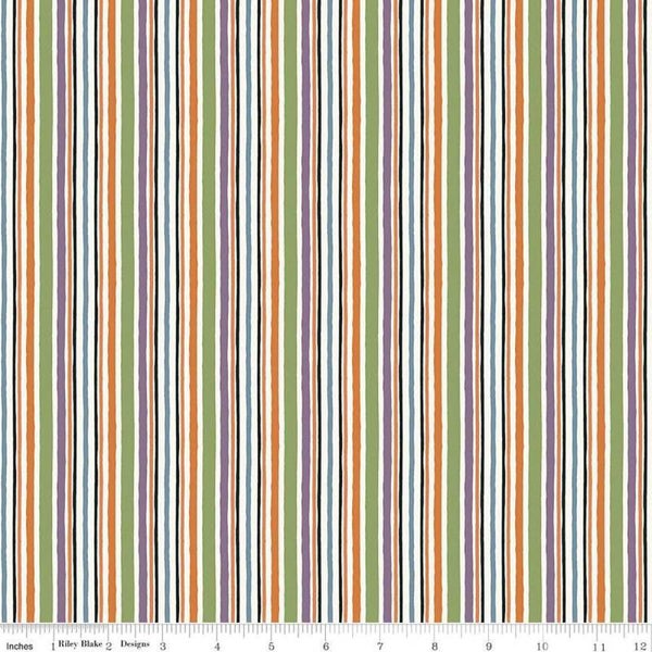 Riley Blake Trick or Treat Stripes Multi