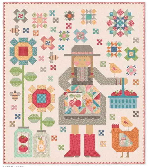 Lori Holt Farm Daughter Farm Fresh Sew Along Quilt Kit