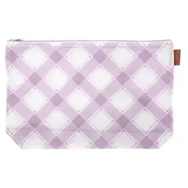 Lilac Plastic Mess Project Bag