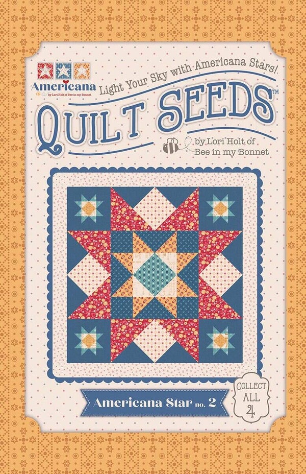 Lori Holt Quilt Seeds Pattern Americana Stars No. 2