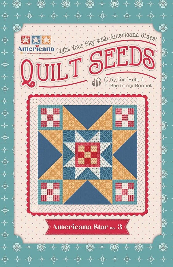 Lori Holt Quilt Seeds Pattern Americana Stars No. 3