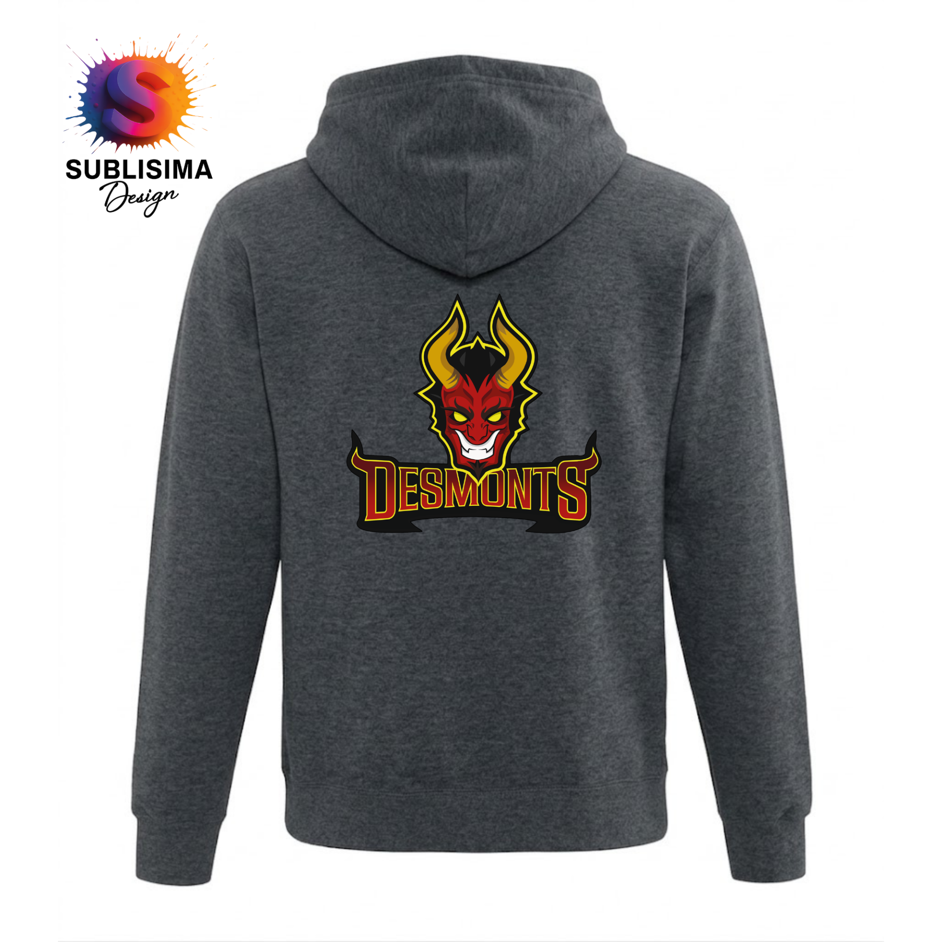 Hoodie - Desmonts - Unisexe - Charcoal