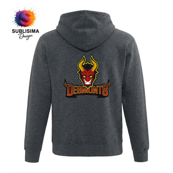 Hoodie - Desmonts - Unisexe - Charcoal