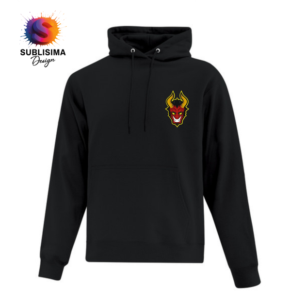 Hoodie - Desmonts - Unisexe - Noir