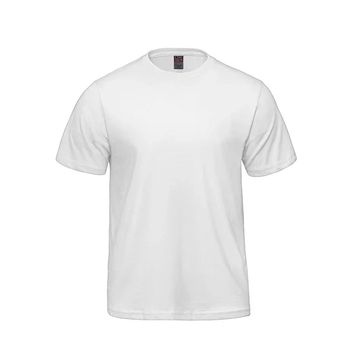 S05610 T-Shirt Adulte à Col Rond en Coton Peigné Filé à l'Anneau