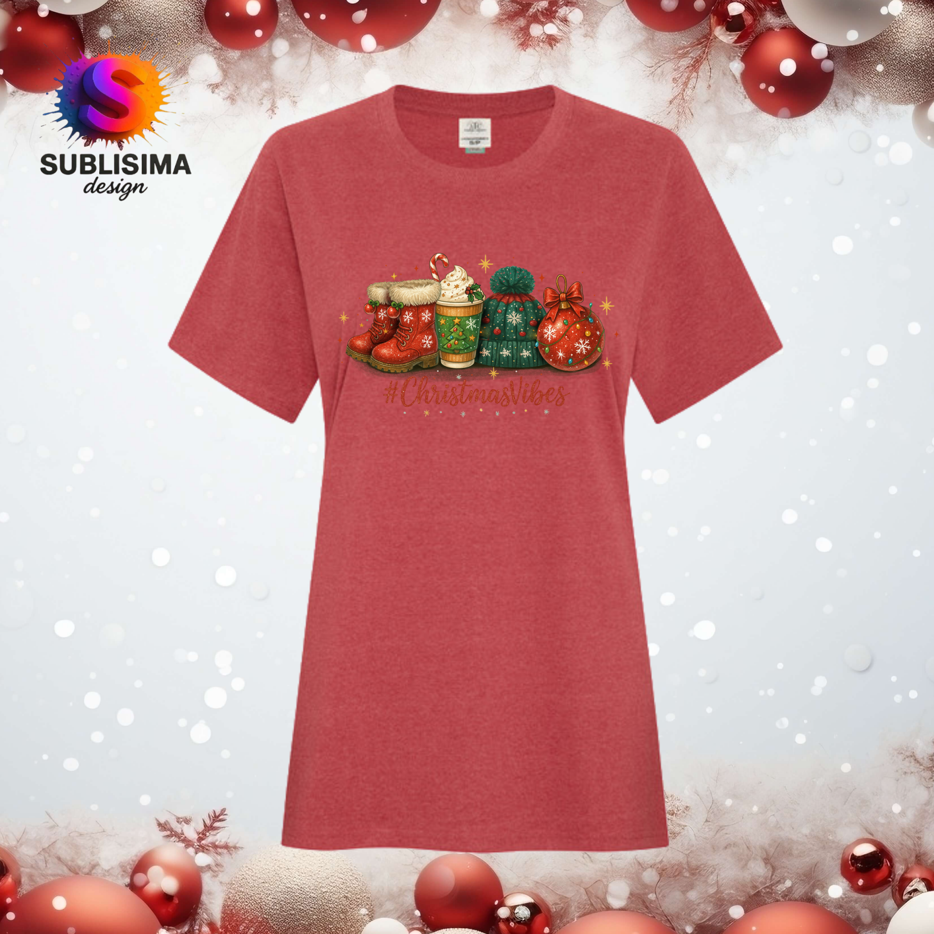 T-Shirt Femme - Christmas Vibes