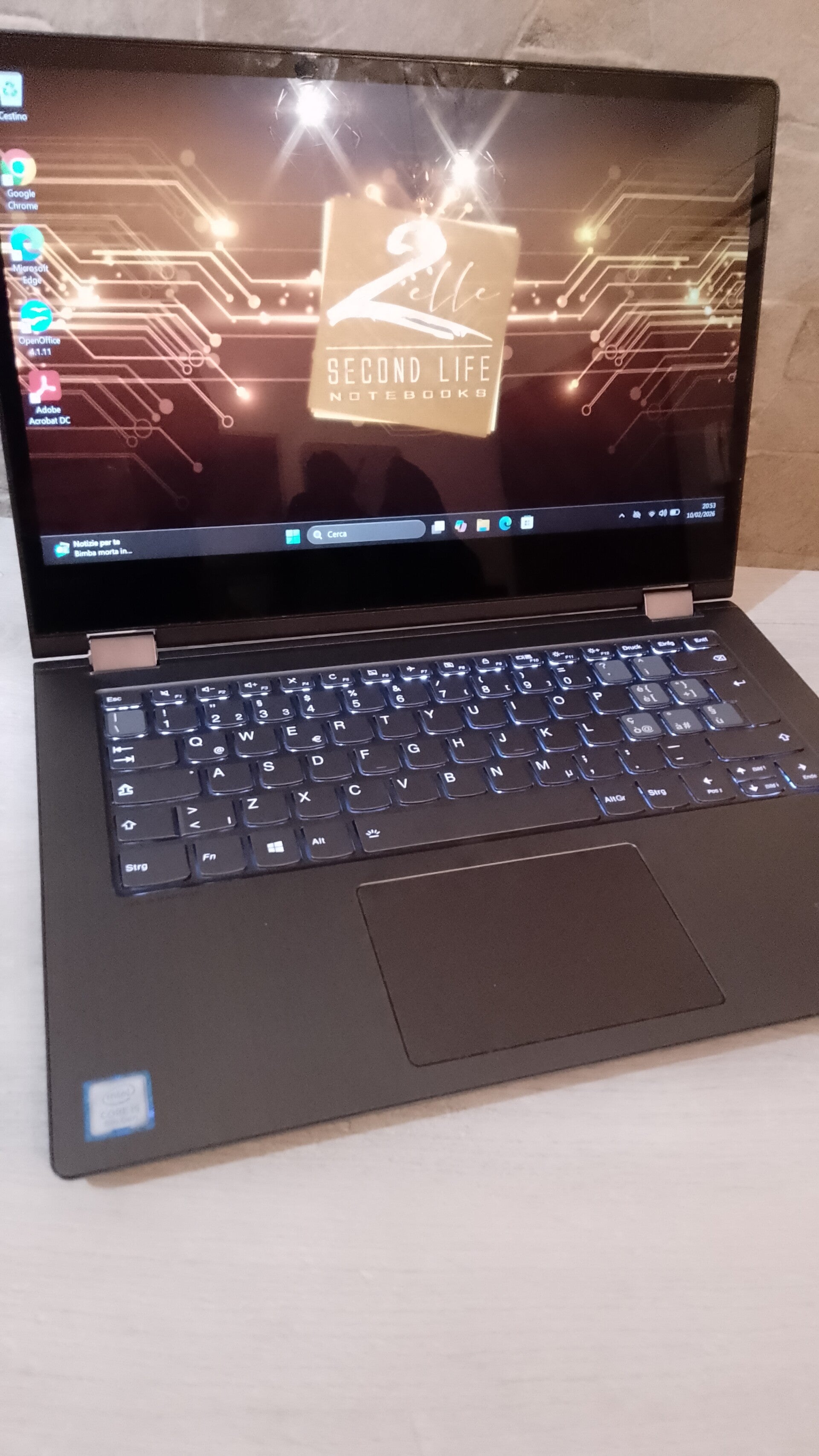 LENOVO 2 IN 1 YOGA 530 I5 8TH. 16GB DDR4 NVME 512GB FULLHD TOUCH 360