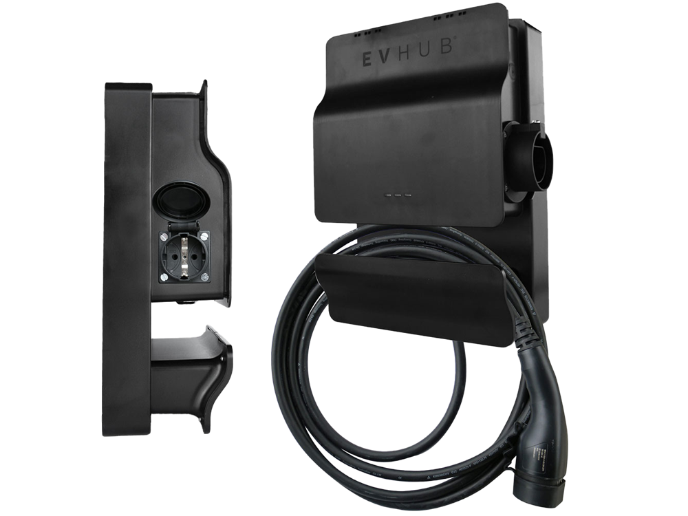 Laadpaal EV-HUB met Type 2 laadkabel