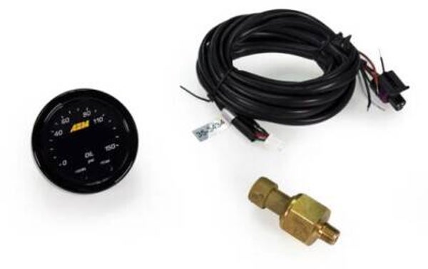 AEM X-Series 0-150 Oil Pressure Gauge Kit