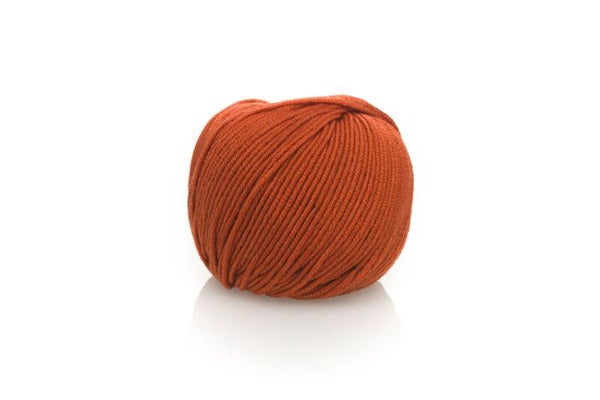 Merino Wolle 160 extrafein - Dunkelorange 482