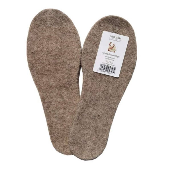 Schuheinlagen Alpaka-Wolle