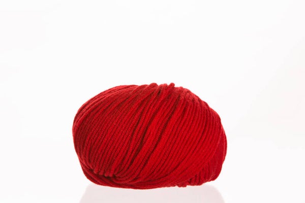 Merino Wolle 80 extrafein Farbe 324 Rot