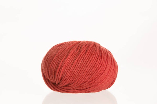 Merino Wolle 80 extrafein Farbe 325 Rot