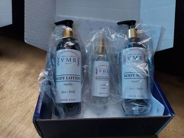 Luxury  male body and hair care
