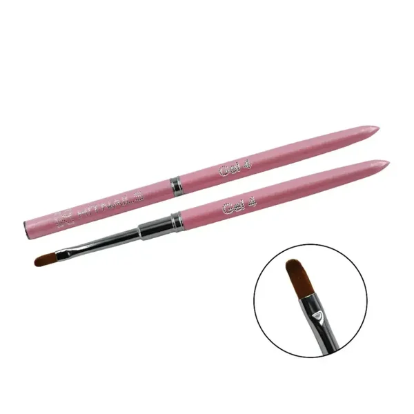 Pincel Gel #4 con tapa