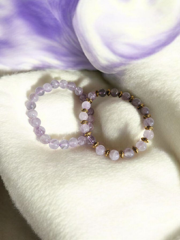Bracelet en Améthyste Lavande – Douceur & Clarté